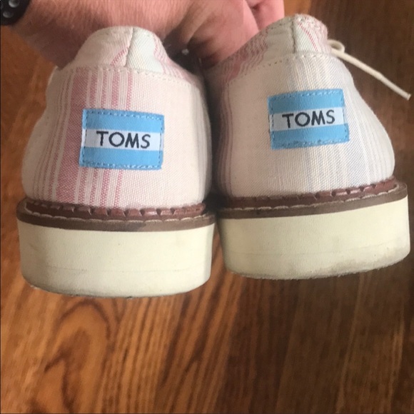 Toms mens lace up Oxford shoes - size 8 - Picture 5 of 6